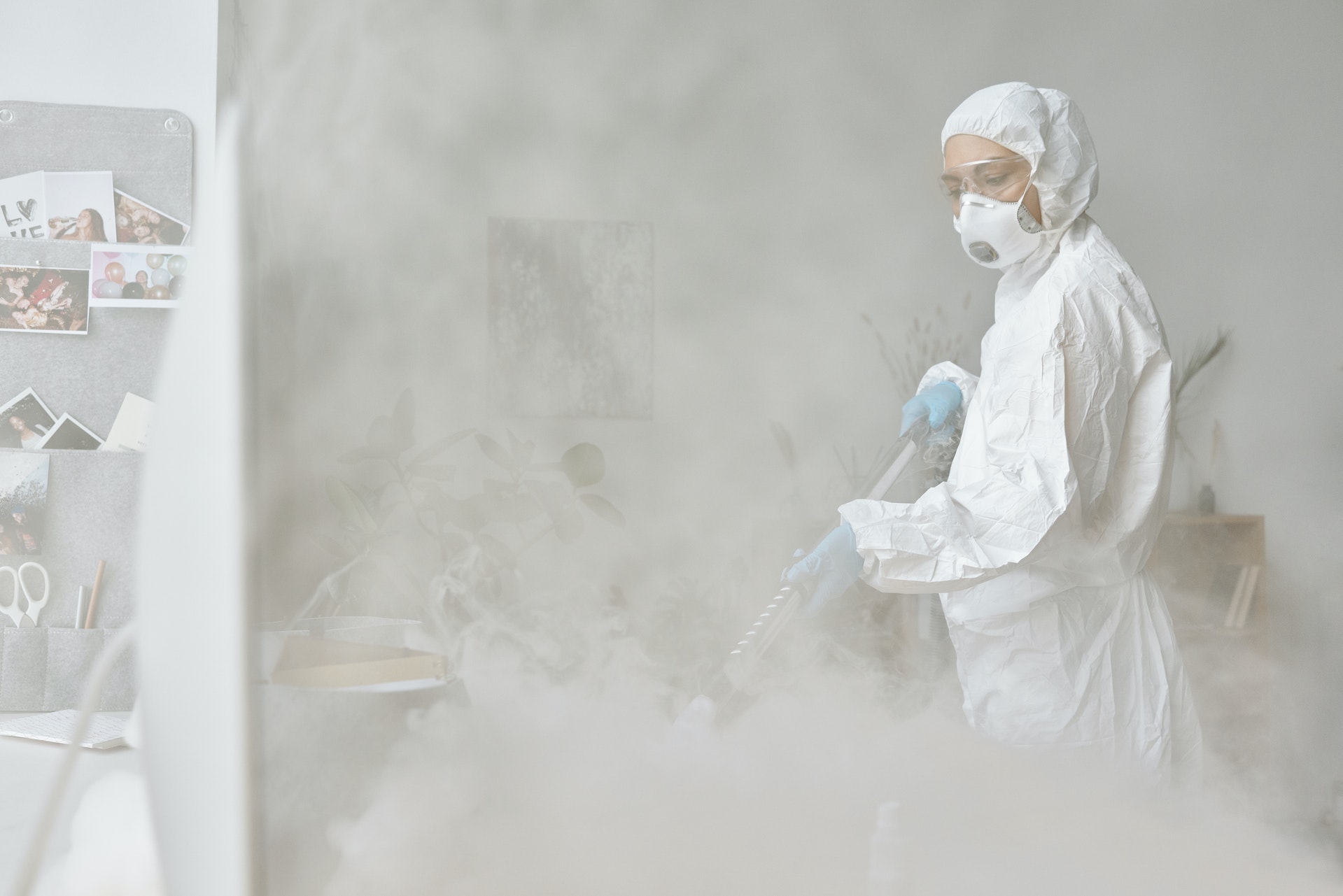 spraying